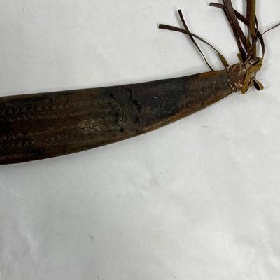 Vintage leather Sheath for long knife