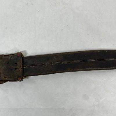 Vintage leather Sheath for long knife