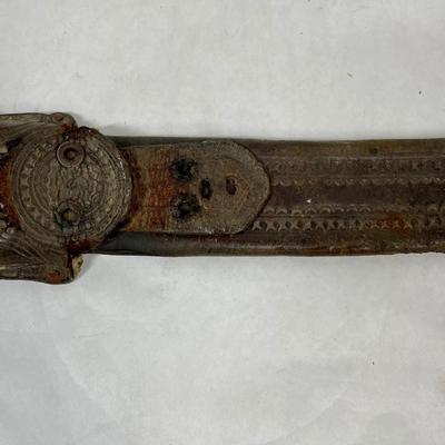 Vintage leather Sheath for long knife