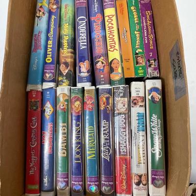 Lot of 19 VHS kids family movies
