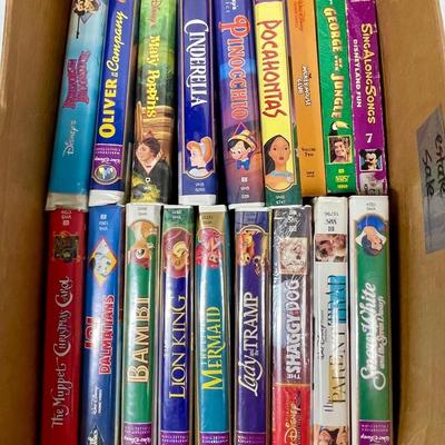 Lot of 19 VHS kids family movies