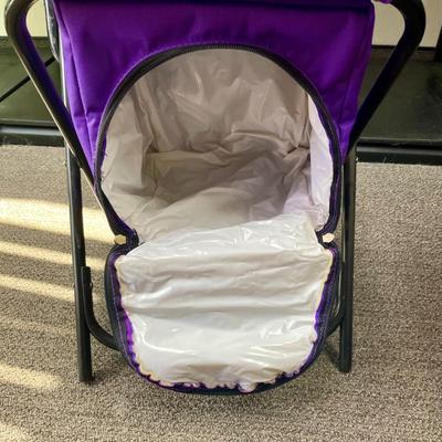 Folding Camp Chair with Underseat Cooler