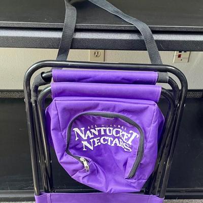 Folding Camp Chair with Underseat Cooler