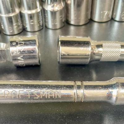 Craftsman 1/2” Socket Wrench Set 25 Pieces