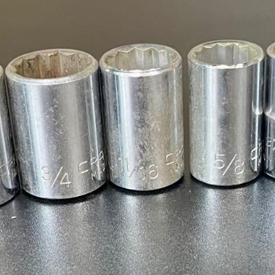 Craftsman 1/2” Socket Wrench Set 25 Pieces