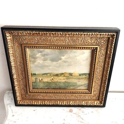 NICELY FRAMED OIL PAINTING