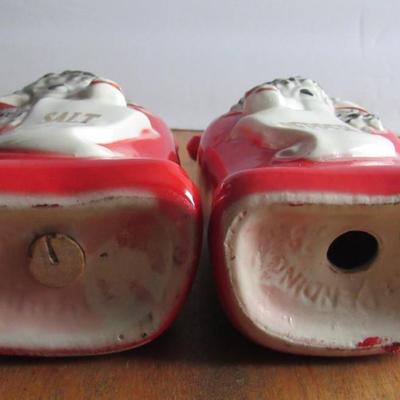 Regal China Old MacDonald Sheep Feedsack Salt and Pepper Set