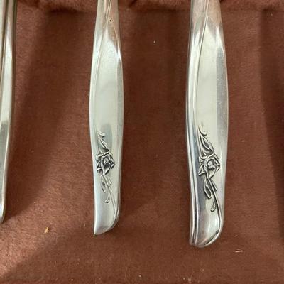 Six Person Gorham Sterling 'Sea Rose' Flatware (BBC-SS)