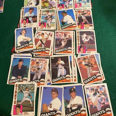 Vintages Giants Cards