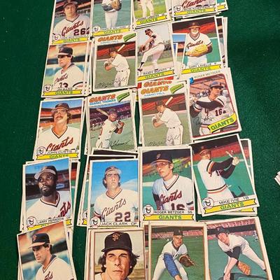 Vintage Giants Cards