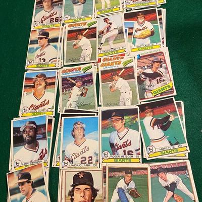 Vintage Giants Cards