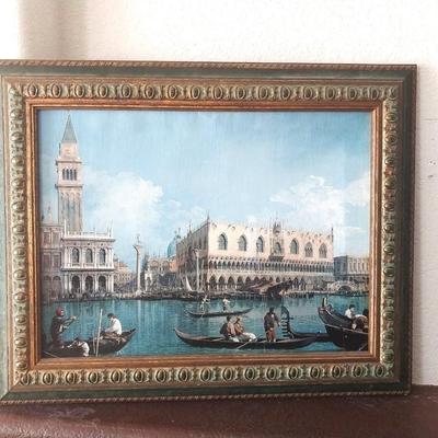 FRAMED OIL PAINTING