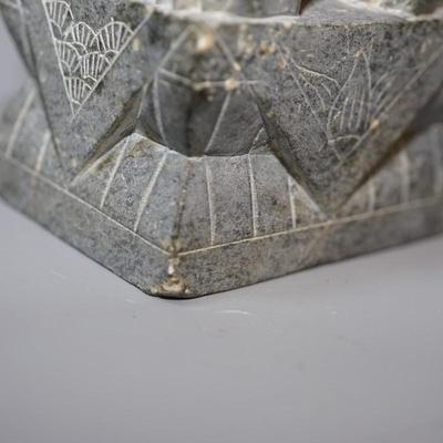 GRANITE FOO LION 8" ON PLATFORM