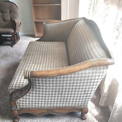 VINTAGE LOVESEAT SOFA