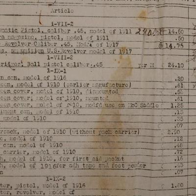 WWI Soldier’s Letters, Army Documents,Newspapers, Etc.