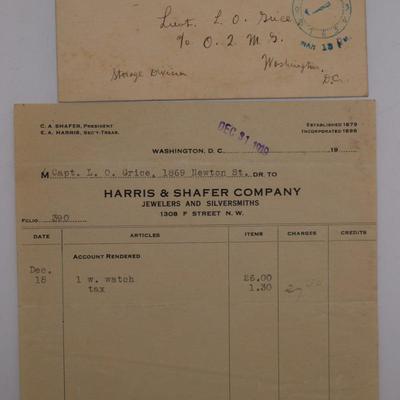 WWI Soldier’s Letters, Army Documents,Newspapers, Etc.