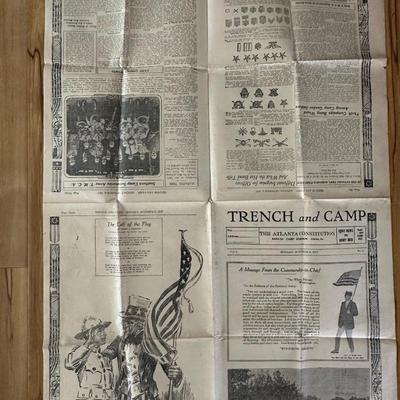 WWI Soldier’s Letters, Army Documents,Newspapers, Etc.