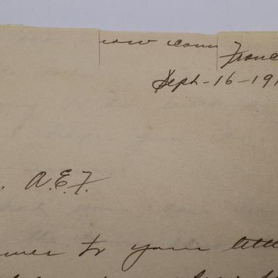 WWI Soldier’s Letters, Army Documents,Newspapers, Etc.