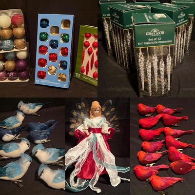 Glass Christmas Ornaments & Much More (BDF-MK)