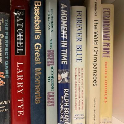 Huge Non-Fiction Lot - Sports Books - Mostly Baseball, Mostly Hardbacks