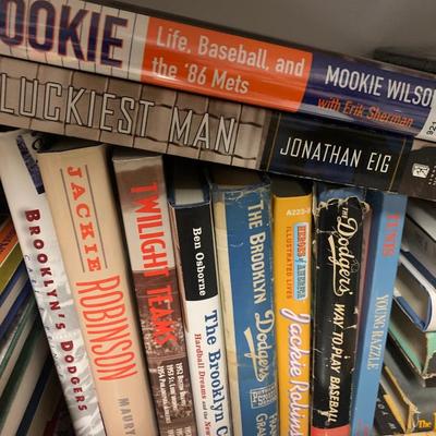 Huge Sports Books Non-Fiction Lot - Mostly Baseball - Mostly Hardback