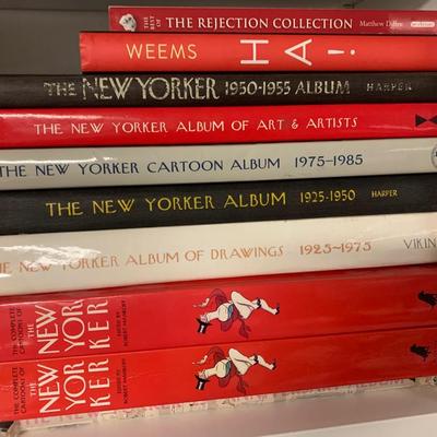 Vintage New Yorker Magazine Hardback Books Lot