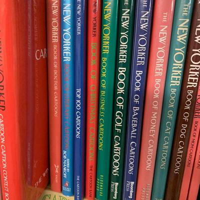 Vintage New Yorker Magazine Hardback Books Lot