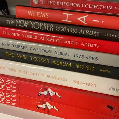 Vintage New Yorker Magazine Hardback Books Lot