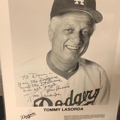 Signed Photo Tommy Lasorda
