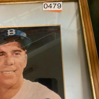 Signed Photo Pee Wee Reese