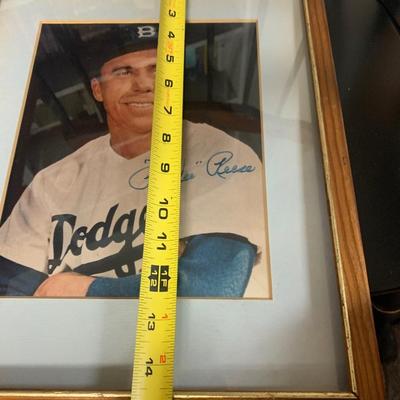 Signed Photo Pee Wee Reese