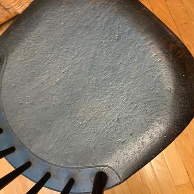 Antique Hand Painted Plank Chair