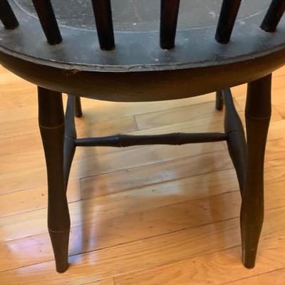 Antique Hand Painted Plank Chair
