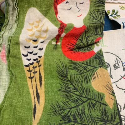 Vintage Kitchen Hand Towels Lot