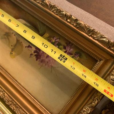 Antique Oil On Board Framed Art Lot