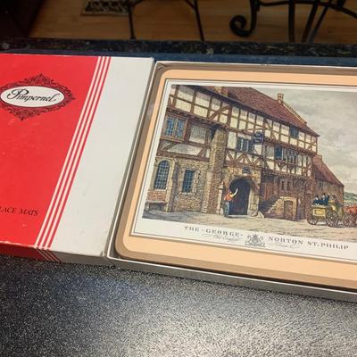 Taverns of Europe Placemat Settings in Box