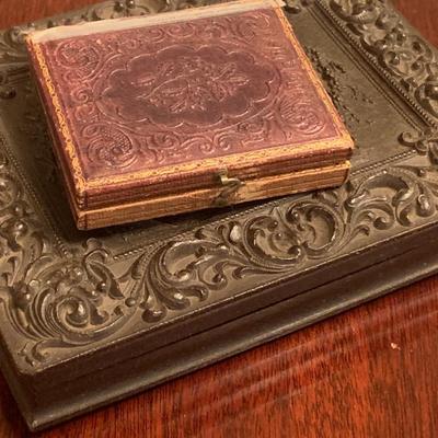 TWO Antique Daguerreotype Photos Lot