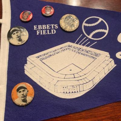 Vintage Mitchell & Ness Brooklyn Dodgers 1955 World Champs Pennant