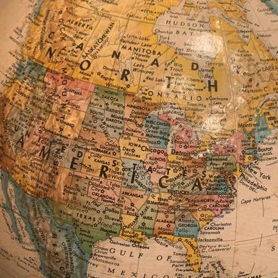 Vintage Replogle World Globe