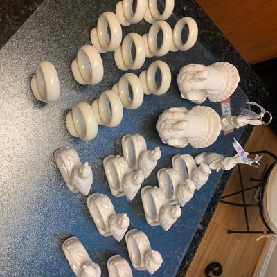 Napkin Rings Place Settings Lot