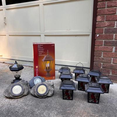 Solar Powered Cardinal Lanterns and More (G-DZ)