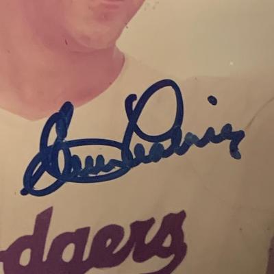 Clem Labine Brooklyn Dodgers Signed Photo