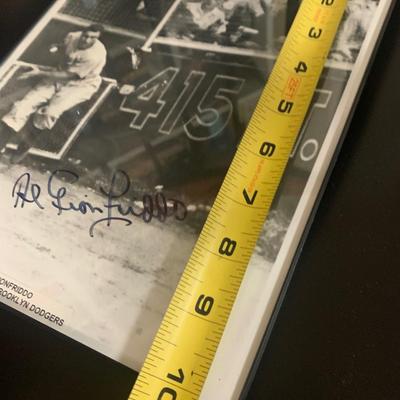 Al Gionfred Signed Photo Framed