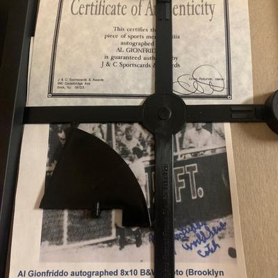 Al Gionfred Signed Photo Framed