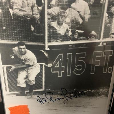 Al Gionfred Signed Photo Framed