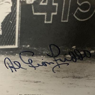 Al Gionfred Signed Photo Framed