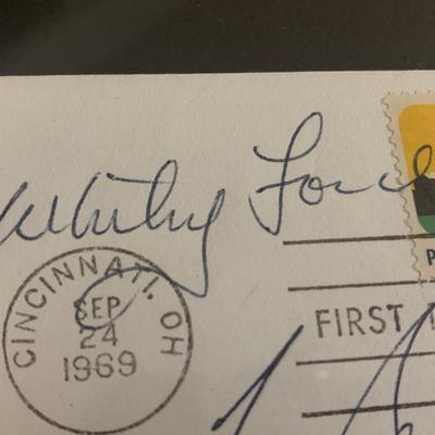 Signed Whitey Ford Sandy Koufax Tom Seaver Warren Spahn