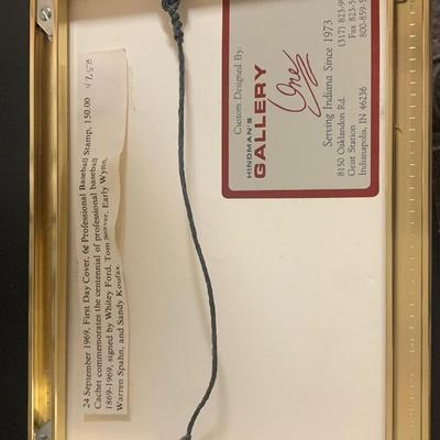 Signed Whitey Ford Sandy Koufax Tom Seaver Warren Spahn