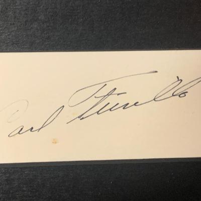 Carl Ferrillo Signed Photo w/ COA
