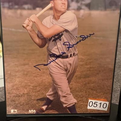 Snider Signed Photo